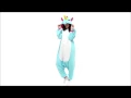 Women Men Blue Unicorn Kigurumi Onesies Pajamas