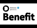 Benefit Synonyms Similar Words