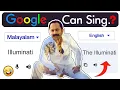 Google sings Illuminati - Aavesham Google Translate Version Aju Jonn