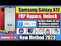 SAMSUNG A12 FRP BYPASS WITHOUT PC NEW METHOD 2025