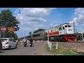 Download Lagu Railway Lokomotif CC203 CC206 Melewati Palang Pintu Kereta Api di Stasiun Pagaden Subang Haurgeulis