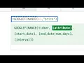 Google Sheets Formula Google Finance Import range Formula Import XML Import HTML Formula