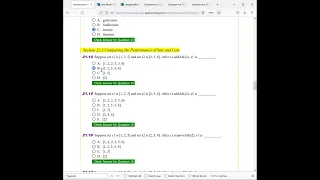 Daniel Liang Java Chapter 21 Multiple Choice Question Part 1