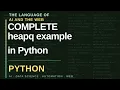 heapq example in Python