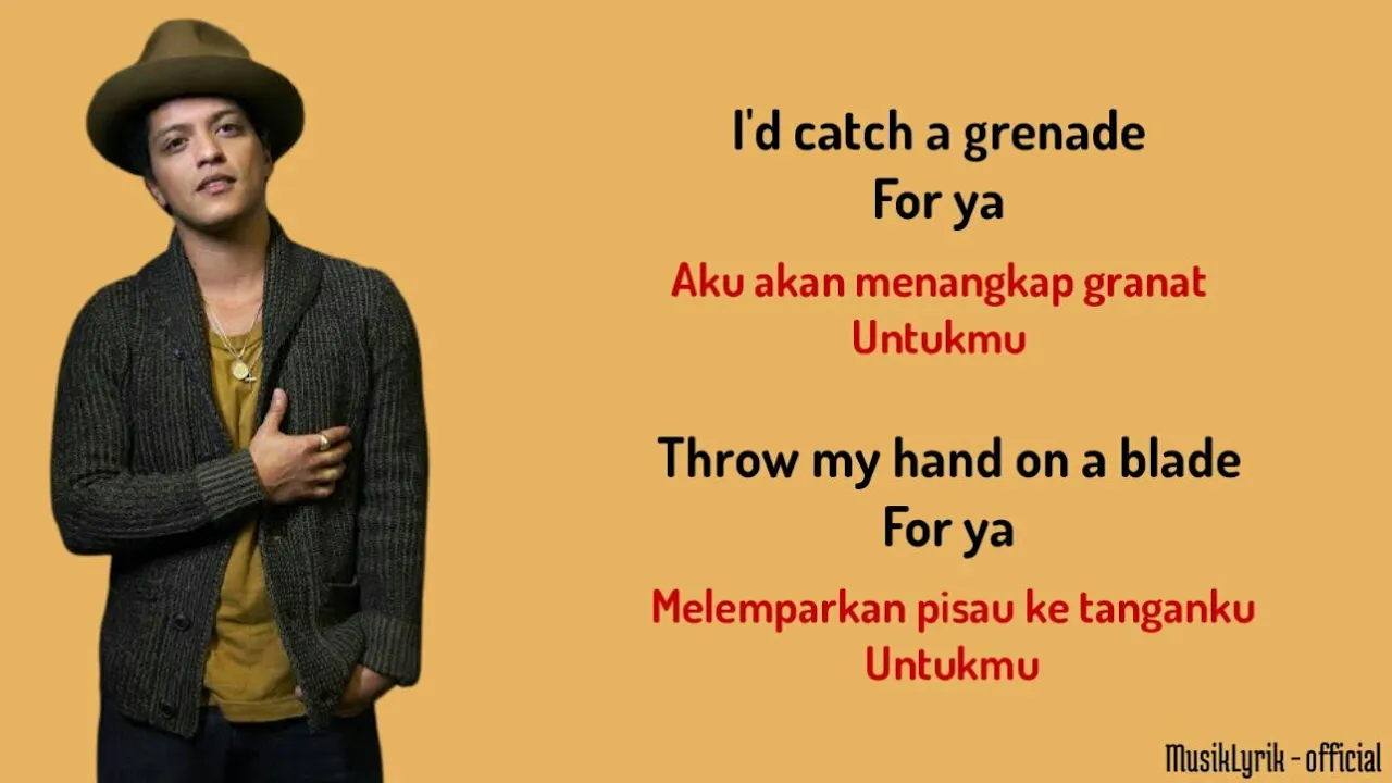 Grenade - Bruno Mars (Lirik Lagu Terjemahan) Grenade - Bruno Mars (Lirik Lagu Terjemahan)