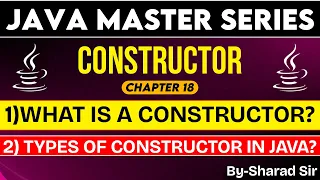 Java Constructor What is Constructor in Java How many types of constructure in Java