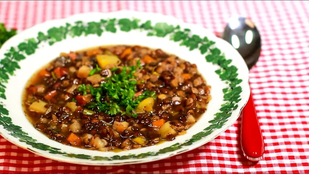 Linseneintopf / Linsensuppe mit der Kenwood Cooking Chef Gourmet. 