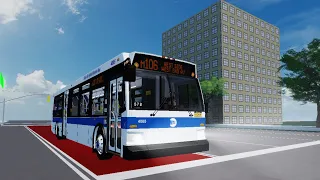 MTA Roblox Busses MTA M106 bus full drive from East Harlem to West side