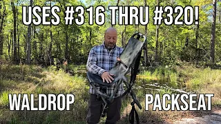 waldrop pack seat so much more than a hunting chair or a frame pack