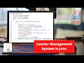 Courier Management System In Java Java Project