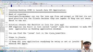56 Advanced Java Tutorial JDBC Creating Desktop ICON to Launch Java GUI Application adv java