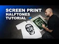 How to screen print halftones Easy tutorial