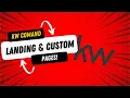 KW Command Setting up a Landing and Custom Page