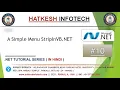 MenuStrip Control in VB NET