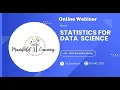 Mastering Statistics for Data Science and Machine Learning - Live Webinar
