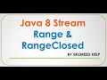 Java 8 Stream Range RangeClosed Example - 1