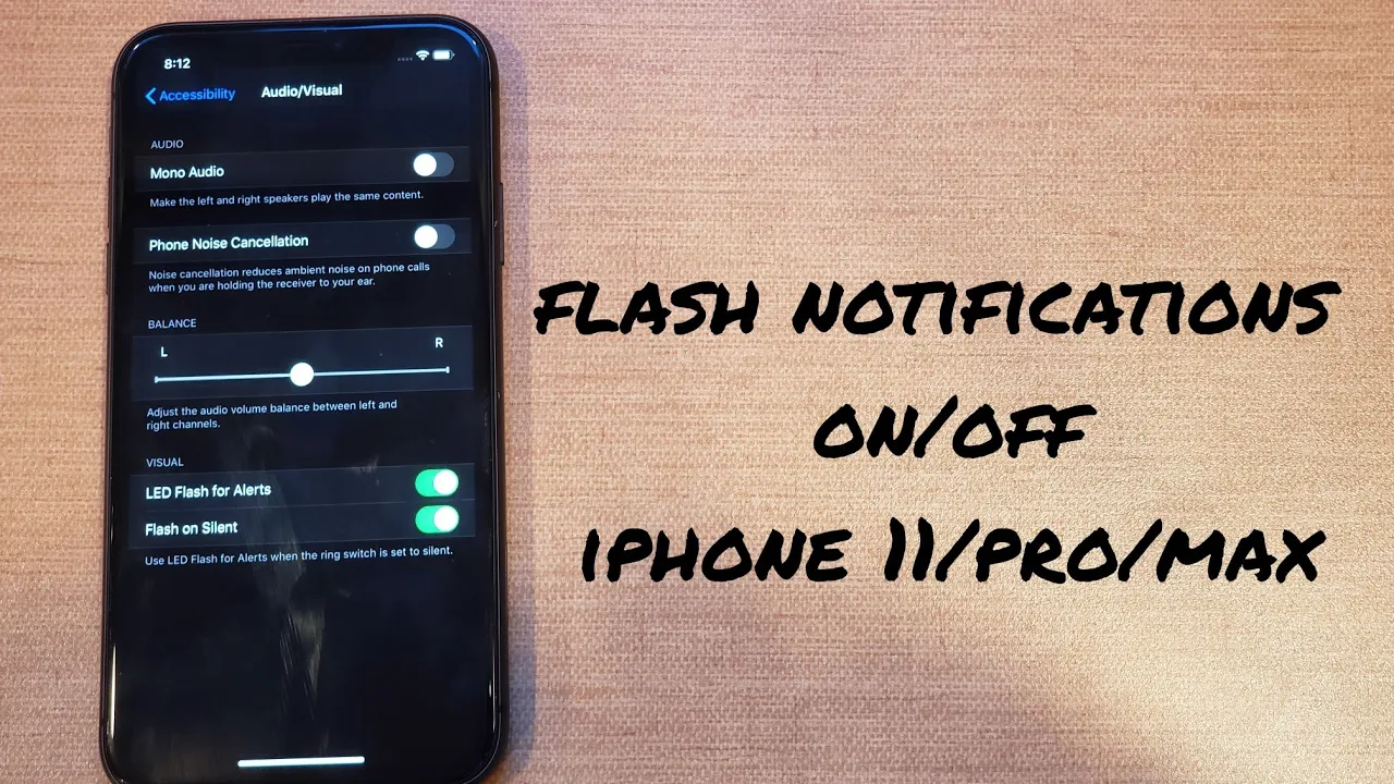 How To Setup Flash LED Alerts iPhone 6s, 6, 5, 4... Simple Tips