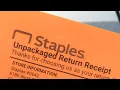 Amazon taking returns at Staples but know this possible catch