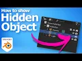 How to show hidden objects in Blender