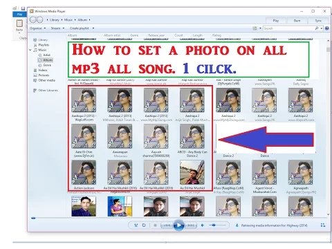 Download MP3 Set Your Photos Mp3/ Audio Background Using Windows Media Player.(Hindi-Urdu)