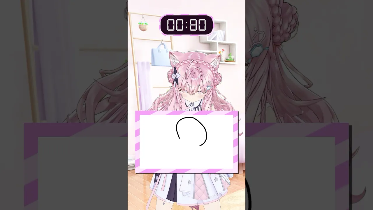 あのホロメンの似顔絵を描いて当てさせろ!!Part4【5.4秒チャレンジ】 #shorts #ホロライブ #hololive #博衣こより #54チャレ