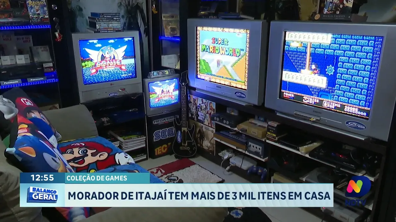 Preservando a História dos Games: A Fascinante Coleção de um Residente de Itajaí