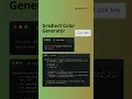 Random Gradient Color Generator using Javascript