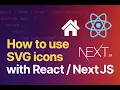 How to use SVG icons with React Next JS