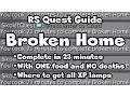 RS Broken Home Completed In 23 Minutes All Challenges All Lamps Guide - RuneScape