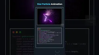 Star Particle Animation Using Three js JavaScript Web Development Project