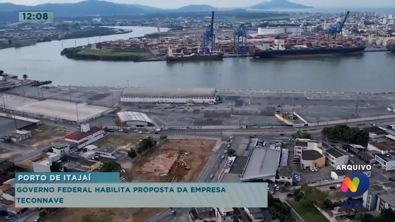 Governo Federal habilita proposta da empresa Teconnave para administrar Porto de Itajaí
