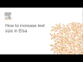 Download Lagu How to increase screen and text size in Elsa
