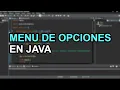 Crear Menu De Opciones En Java