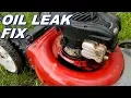 Lawmower has huge oil leak problem