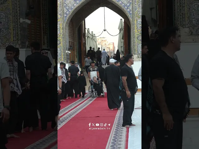 ⁣ها قد بدأ موسم الأربعين ..من اول الدرب ولأخر خطوة ..النداء الابدي يا حسين ..