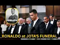 Download Lagu Cristiano Ronaldo couldn't hold back Tears as he arrive to Diogo Jota funeral, But look at REACTION