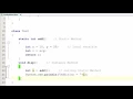 65 Calling Static method in Instance Method in Java Programming Hindi