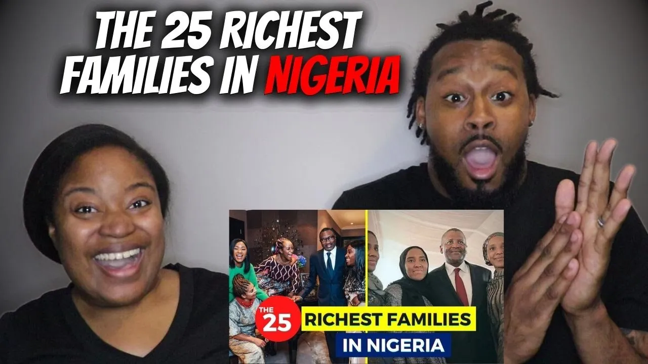 🇳🇬 25 RICHEST FAMILIES IN NIGERIA! The Demouchets REACT NIGERIA