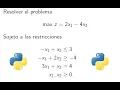 Linear Optimization with Python
