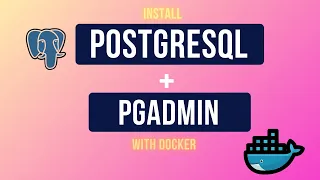 Install PostgreSQL and pgAdmin using Docker in Mac