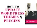 How To Update WordPress Themes and Plugins In The WordPress Dashboard