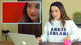 reacting to old music videos annie leblanc