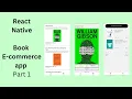 Part 1 Intro and creating the Book list page and book details page UI