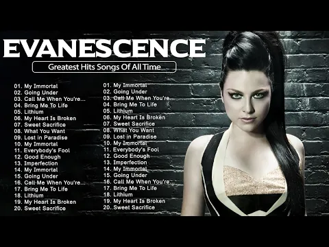 Download MP3 The Best of Evanescence ✨ Evanescence Greatest Hits Full Album Alternative Rock Playlist