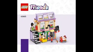 LEGO 42653 Instructions | Friends | Music Shop & Apartment | Heartlake City