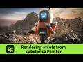 Substance 3D Stager - Rendering assets from Substance 3D Painter Adobe Substance 3D