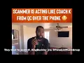 A Fake Coach K Tries to Scam Music Artist - Pretending to be Quality Control