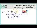 Kuta Software Algebra 2 - Simplifying Algebraic Expressions