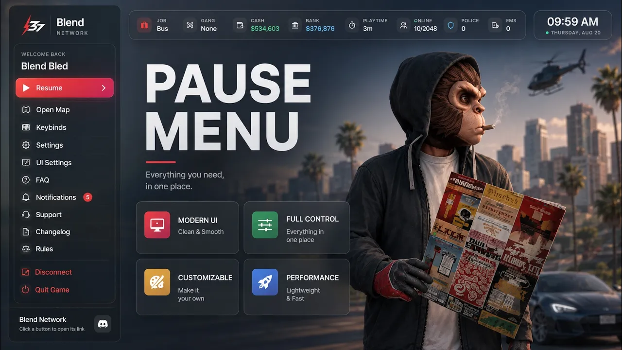 Pause Menu