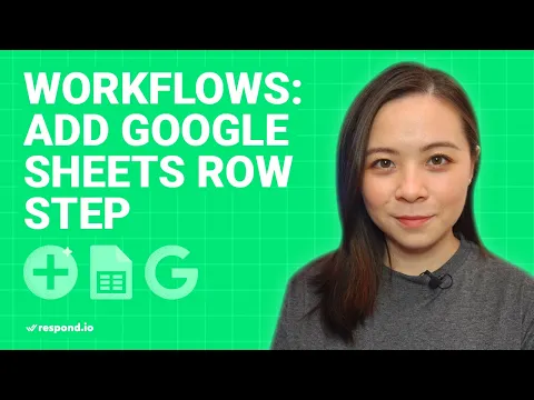 How to use the Add Google Sheet Row Step in Workflows